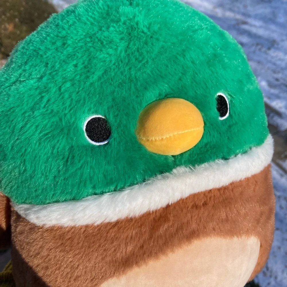 Squishmallows Fuzzamallows Avery Mallard Duck 12